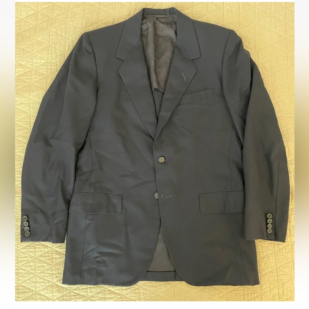 Oxxford Clothes Hand Made In USA Vintage 1984 Navy Wool Blazer Size‎ 40 R $3295
